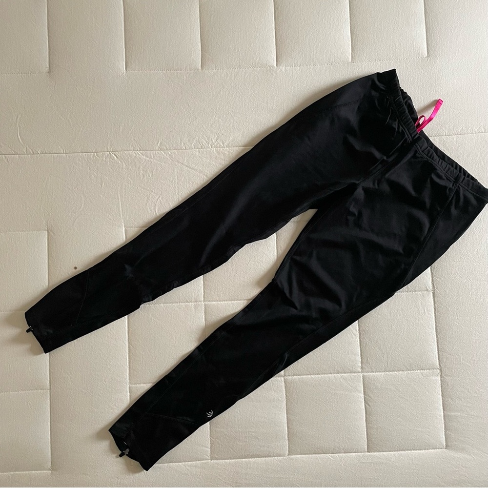MPG Womans Jet Black Performance Activewear Pants, Size M